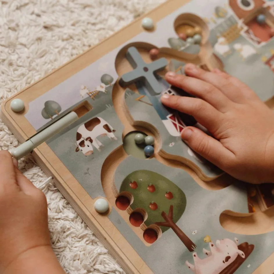 Labyrinthe magnétique Little Farm|Little Dutch Online