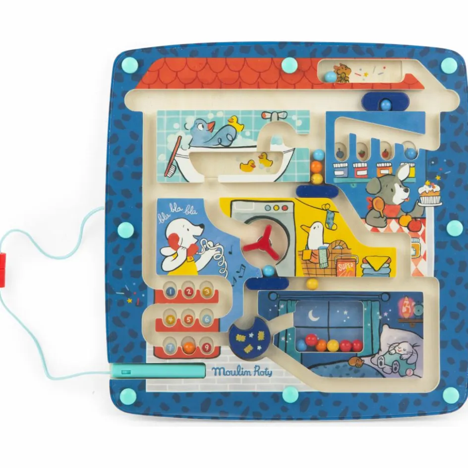 Clearance Moulin Roty Labyrinthe magnétique Puce & Pilou