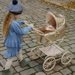 Konges Slojd Landau pour poupée doré Cherry