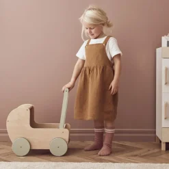Sale Kid's Concept Landau pour poupée en bois beige