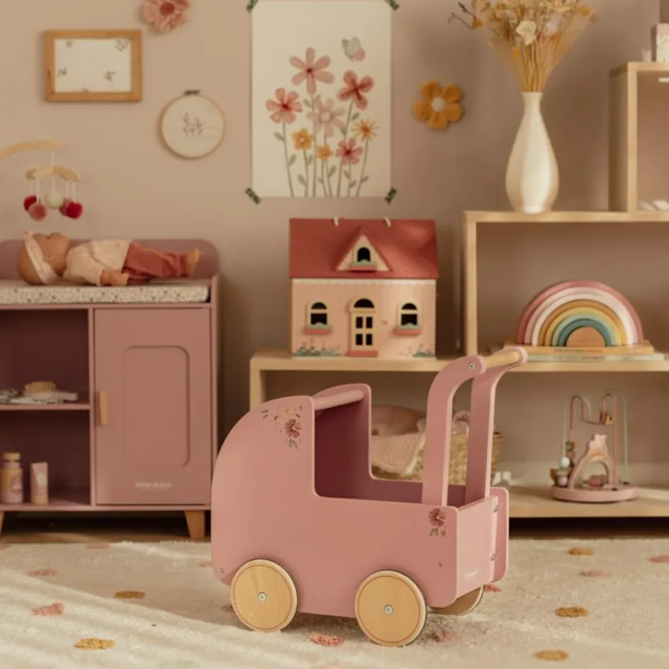 Hot Little Dutch Landau pour poupée en bois FSC
