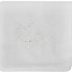 Lange de baptême personnalisable (70 x 70 cm)|ANVIE