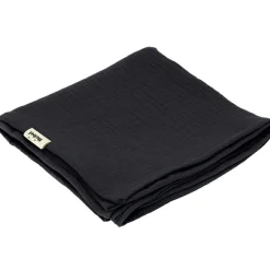 Lange en coton noir réglisse (90 x 90 cm)|BEBEL Discount