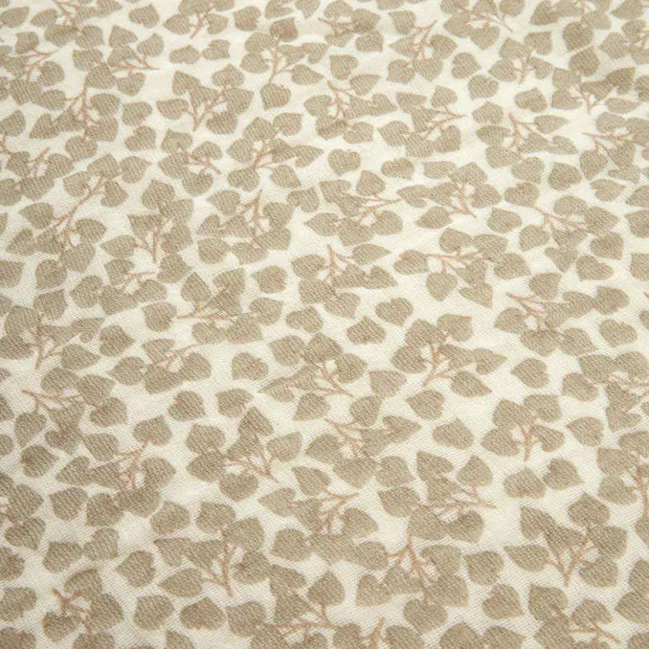 Clearance Nobodinoz Lange en double gaze de coton Wabi-Sabi (70 x 70 cm) Light Green Yumiko