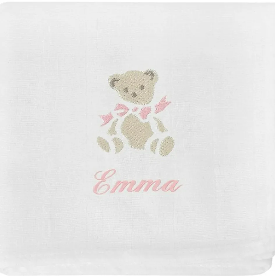 Lange ours rose personnalisable (70 x 70 cm)|ANVIE Discount