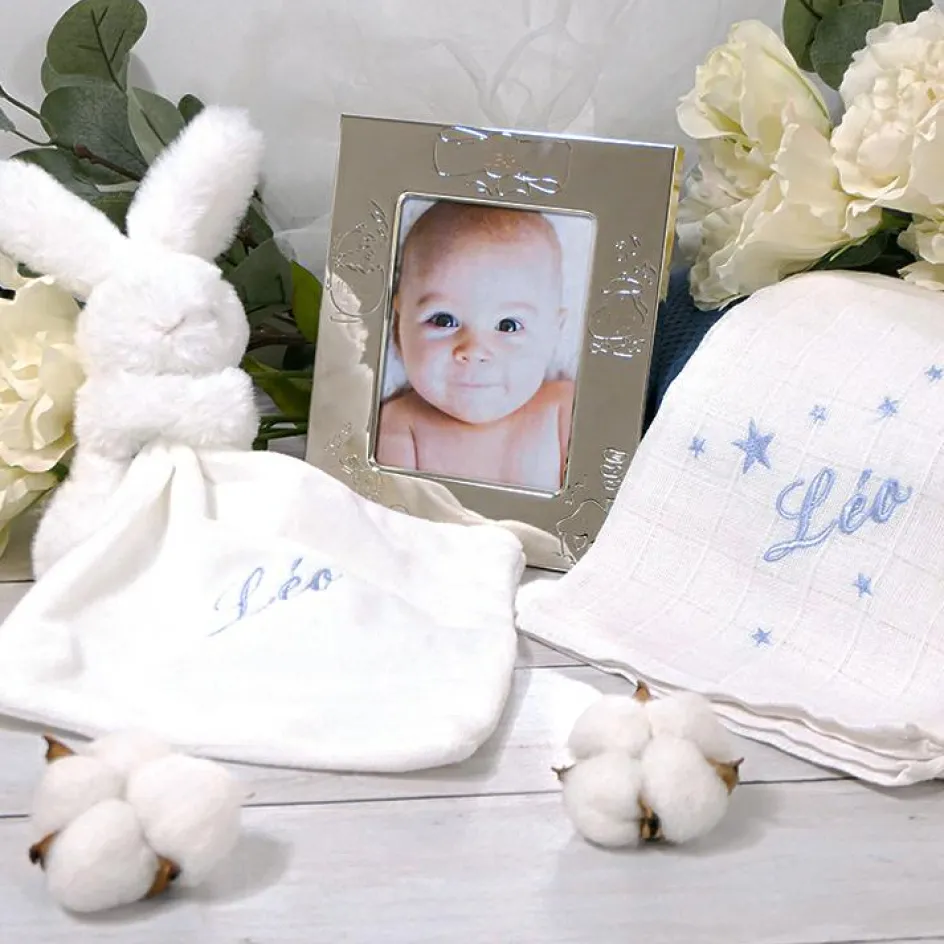 Lange étoile bleu personnalisable (70 x 70 cm)|ANVIE Discount