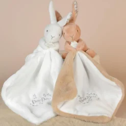 Lapin Doudou blanc (10 cm)|Doudou et Compagnie Hot