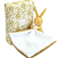Doudou et Compagnie Lapin Doudou ocre (10 cm)