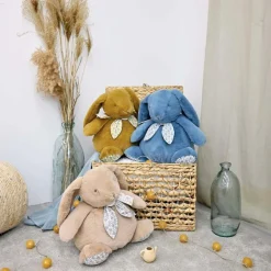 Lapin Doudou Pantin Bleu (42 cm)|Doudou et Compagnie New