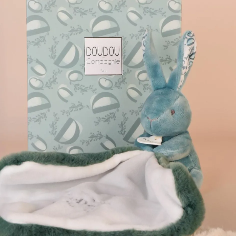 Sale Doudou et Compagnie Lapin Doudou vert sauge (10 cm)