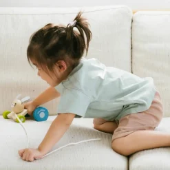 Lapin sautillant à tirer|Plan Toys Best