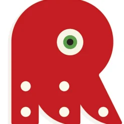 Online Djeco Lettre décorative pieuvre R (coloris aléatoire)