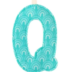 New Lilliputiens Lettre en tissu à suspendre Q (9,5 cm)