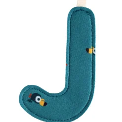 Lettre en tissu à suspendre J (9,5 cm)|Lilliputiens Best