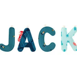 Lettre en tissu à suspendre J (9,5 cm)|Lilliputiens Best