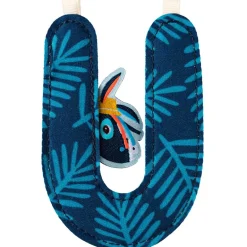 Clearance Lilliputiens Lettre en tissu à suspendre réversible U (9,5 cm)