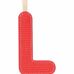 Outlet Lilliputiens Lettre phosphorescente en tissu à suspendre L Rouge