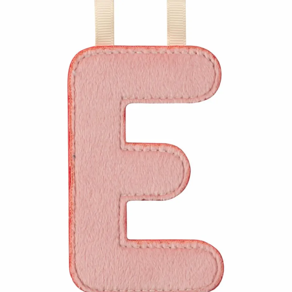 Online Lilliputiens Lettre phosphorescente en tissu à suspendre E Rose