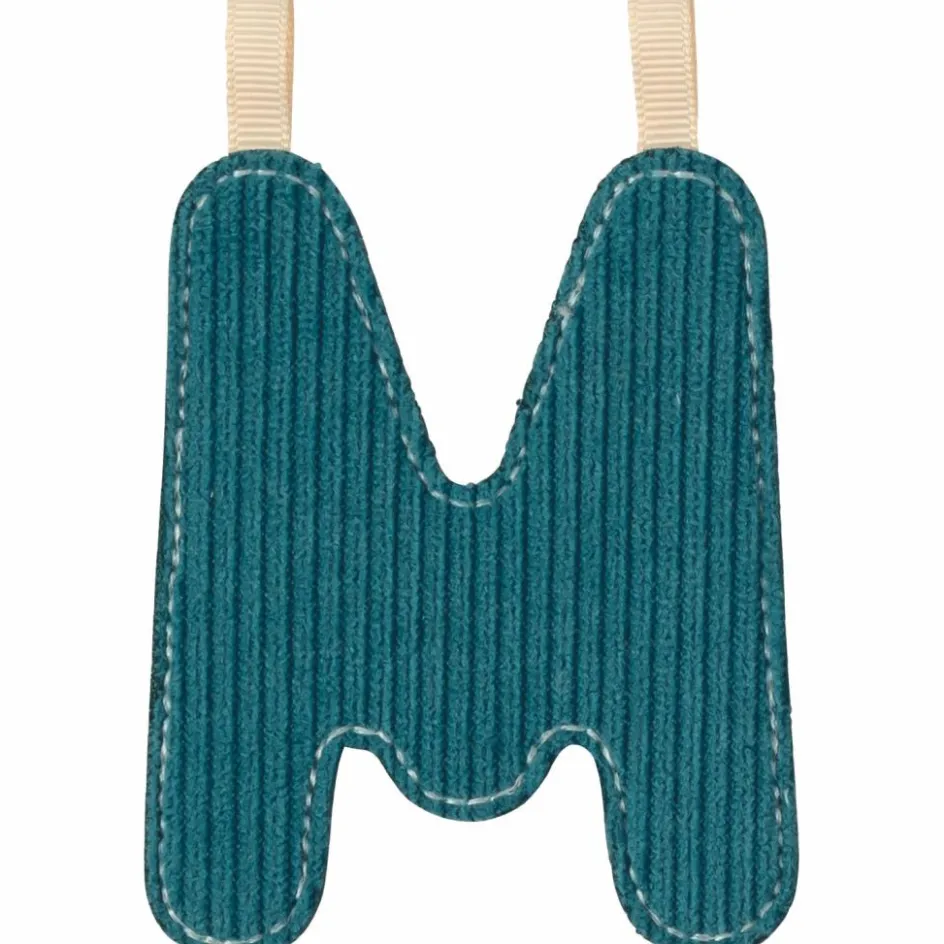 Lilliputiens Lettre phosphorescente en tissu à suspendre M