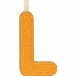 Outlet Lilliputiens Lettre phosphorescente en tissu à suspendre L Jaune