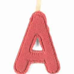 Lettre phosphorescente en tissu à suspendre A Rose|Lilliputiens