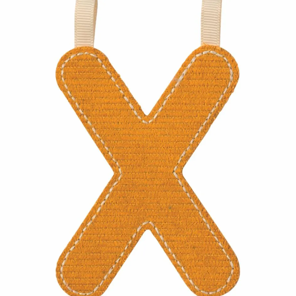 Discount Lilliputiens Lettre phosphorescente en tissu à suspendre X