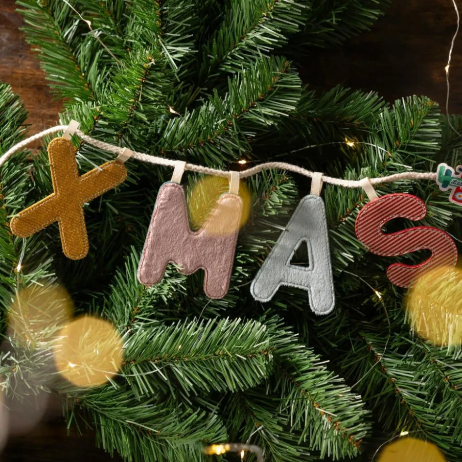 Discount Lilliputiens Lettre phosphorescente en tissu à suspendre X