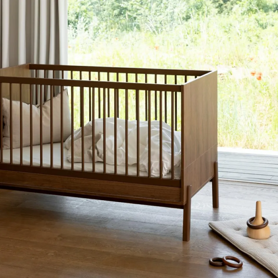 Lit à barreaux Ashi Chestnut (120 x 60 cm)|Quax Hot