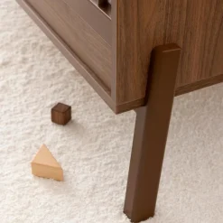 Lit à barreaux Ashi Chestnut (120 x 60 cm)|Quax Hot