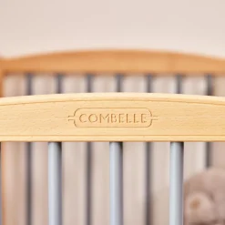 Lit à barreaux en bois Arthur hybride bleu gris (70 x 140 cm)|Combelle Discount