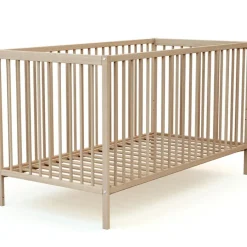 Sale AT4 Lit à barreaux en bois de hêtre brut Essentiel (70 x 140 cm)