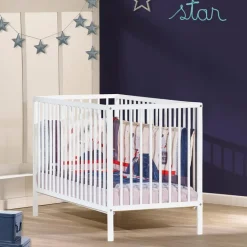 Sale Baby Price Lit à barreaux First blanc (60 x 120 cm)