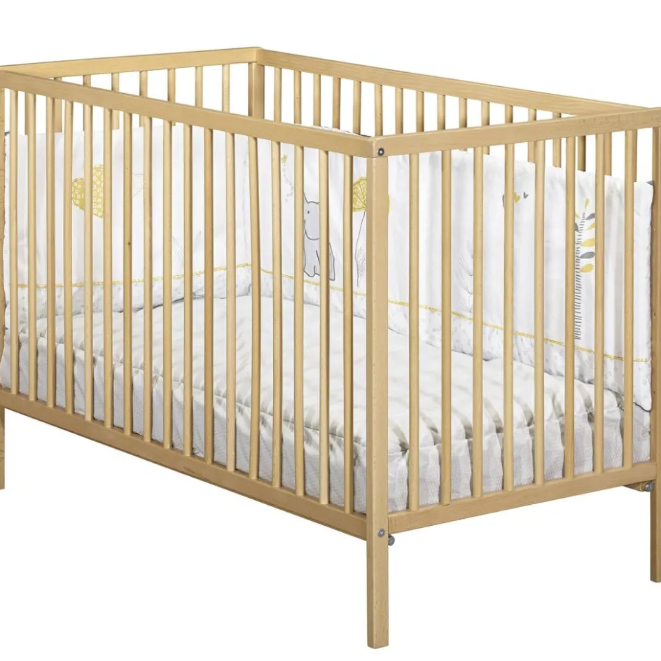 Discount Baby Price Lit à barreaux First naturel (60 x 120 cm)