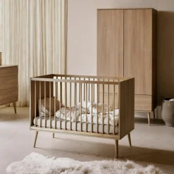 Lit à barreaux Flow Honey Ash (120 x 60 cm)|Quax Clearance