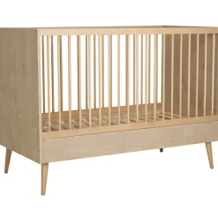 Lit bébé à barreaux Cocoon Natural Oak (120 x 60 cm)|Quax New