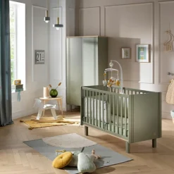 Lit bébé Eleonore kaki (60 x 120 cm)|Sauthon mobilier Sale