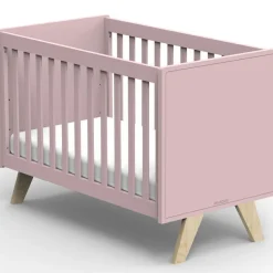 Online Mathy by bols Lit bébé Madavin avec pieds en bouleau coloris au choix (60 x 120 cm)