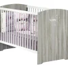 Lit bébé Smile chêne silex (60 x 120 cm)|Baby Price Online