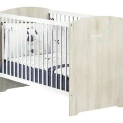 Lit bébé Smile hêtre cendré (60 x 120 cm)|Baby Price Hot