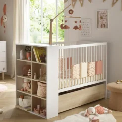 Lit bébé transformable Paloma (60 x 120 cm)|Sauthon mobilier Online