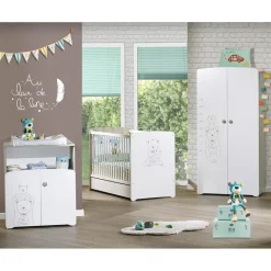 New Baby Price Lit bébé têtes panneaux Teddy (60 x 120 cm)