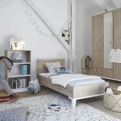 Lit bébé évolutif en chêne blond Marcel (70 x 140)|Galipette New