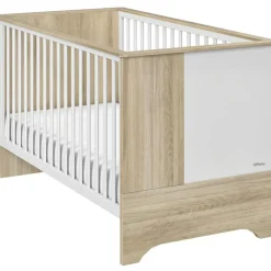 Clearance Galipette Lit bébé évolutif en lit junior Sacha chêne du bocage (70 x 140 cm)