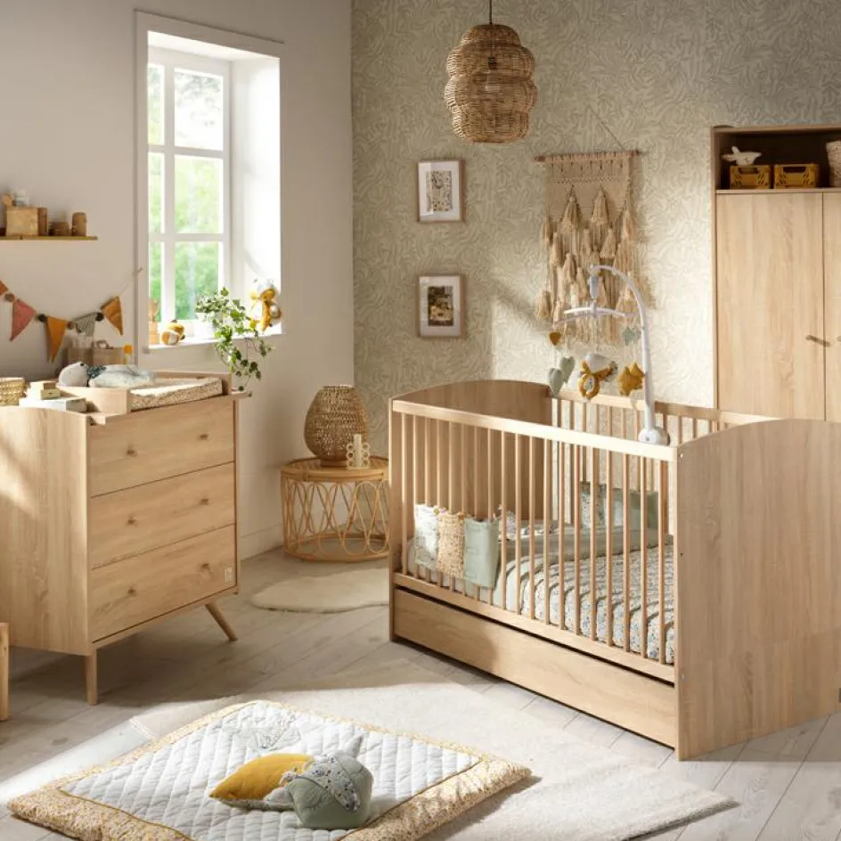 Lit bébé évolutif Little big bed Acces bois (70 x 140 cm)|Sauthon mobilier Hot