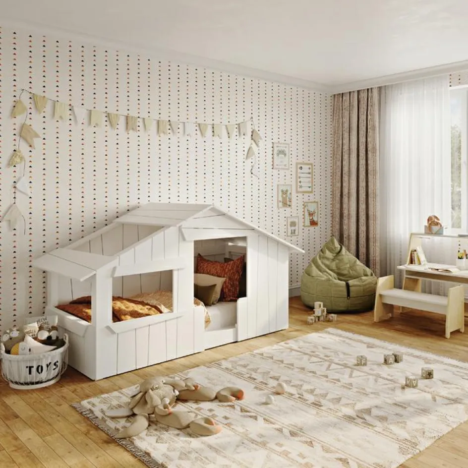 Clearance Mathy by bols Lit cabane Montessori coloris au choix (90 x 190 cm)