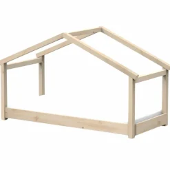 Lit cabane Star Light 1 finition bois brut (90 x 200 cm)|Mathy by bols Clearance