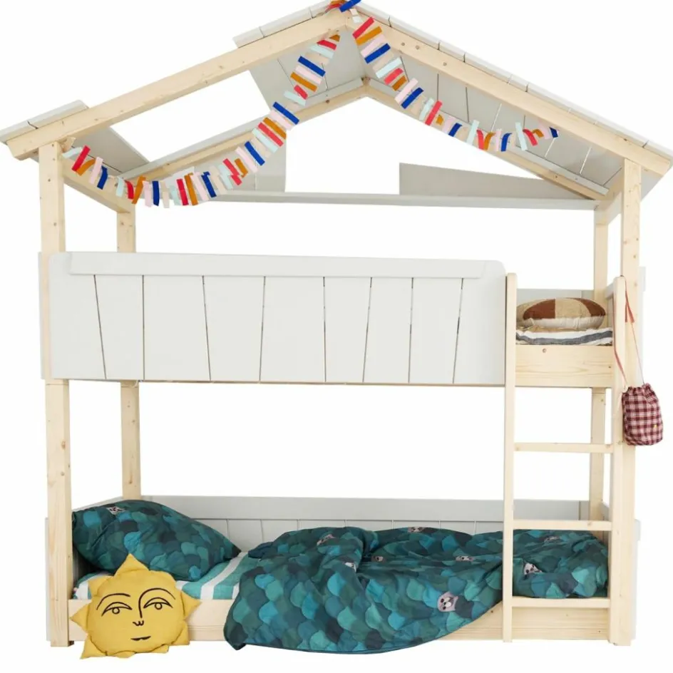 Clearance Mathy by bols Lit cabane superposé Star Light 3 finition laquée (coloris au choix)