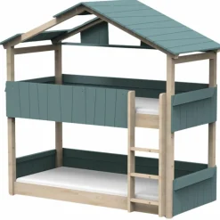 Clearance Mathy by bols Lit cabane superposé Star Light 3 finition laquée (coloris au choix)