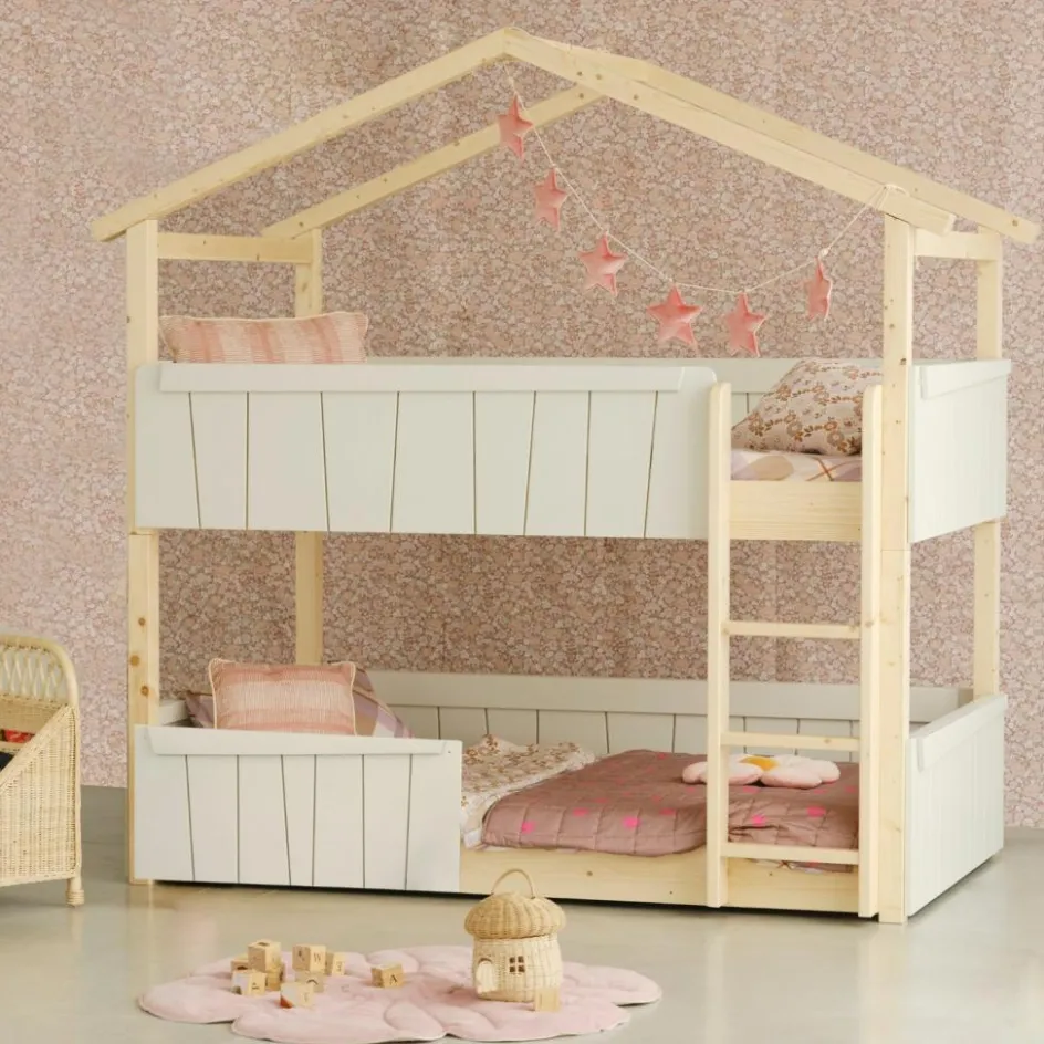 Lit cabane superposé Star Light 2 finition laquée (coloris au choix)|Mathy by bols Clearance