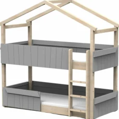 Lit cabane superposé Star Light 2 finition laquée (coloris au choix)|Mathy by bols Clearance